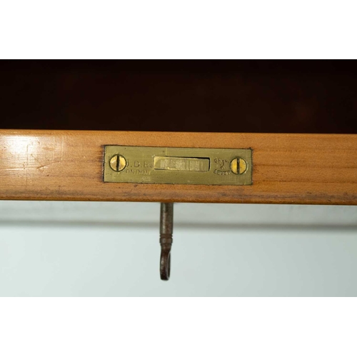 1800 - An Art Deco walnut and inlaid secretaire chest by Judith E. Hughes, of small proportions, the upper ... 