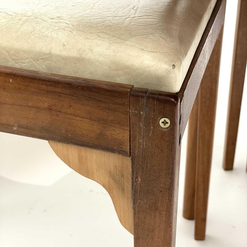 1832 - Robin Nance, St Ives, a walnut drop-leaf dining table, 1960s, with turned legs, stamped mark, height... 