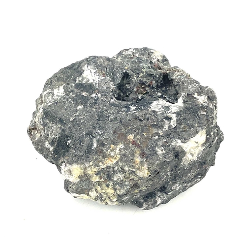 186 - A large original massive tin ore cassiterite specimen from Wheel Pendarves with original label; toge... 