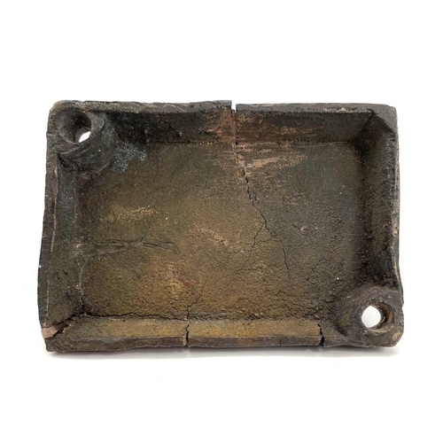 195 - A bronze hot mark inscribed 'T. BOLITHO & SONS PENZANCE', 8 x 12cm.