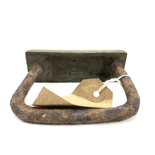 196 - A bronze hot mark inscribed 'BOLITHO REFINED', 11 x 4cm.