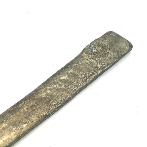 256 - A Bolitho & Sons Penzance tin ingot bar length 35.5cm