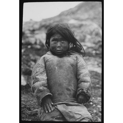 293 - Inuit interest, 66 magic lantern slides, early 20th century, within original wooden box. A fascinati... 