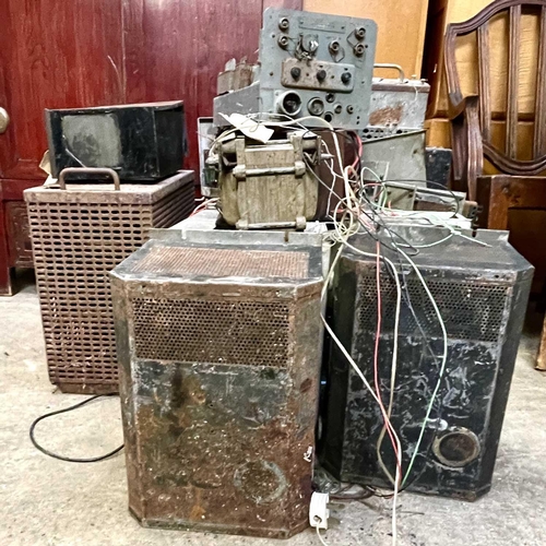 351 - A quantity of various transmitter-receiver radio spares and other radio equipment. (Qty)