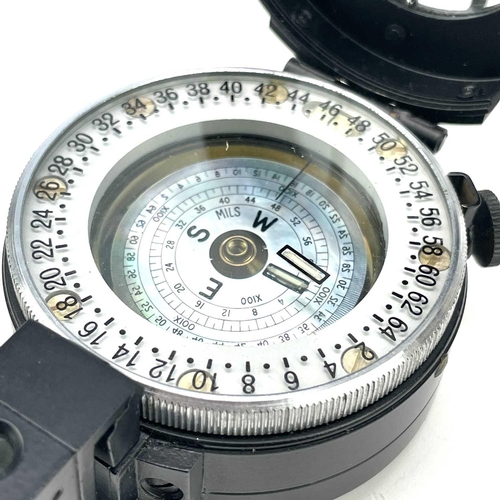 52 - A Francis Barker M73 prismatic compass, circa 1972, gifted new to the vendor and unused since, after... 