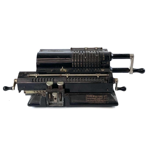 64 - A Swedish 'Original Odhner' mechanical calculator, width 35cm.