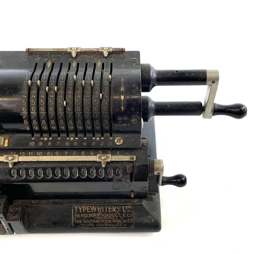 64 - A Swedish 'Original Odhner' mechanical calculator, width 35cm.