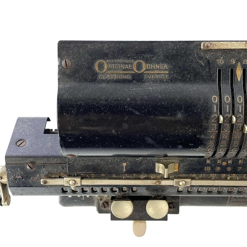 64 - A Swedish 'Original Odhner' mechanical calculator, width 35cm.