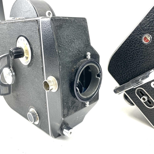 70 - A Paillard Bolex H16 Reflex 16mm camera serial number 169104, 1959, fitted with a Kern-Paillard 16mm... 