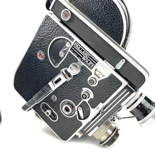 70 - A Paillard Bolex H16 Reflex 16mm camera serial number 169104, 1959, fitted with a Kern-Paillard 16mm... 