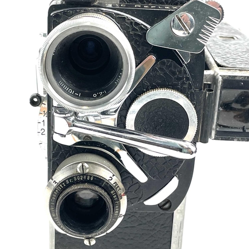 70 - A Paillard Bolex H16 Reflex 16mm camera serial number 169104, 1959, fitted with a Kern-Paillard 16mm... 