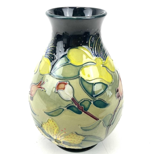 865 - A Moorcroft Hypericum vase, height 19cm, in box.