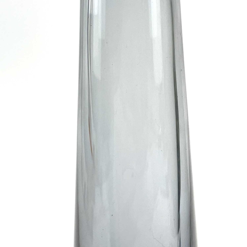 922 - A Scandinavian art glass vase, engraved 'Goteborgs-Spelen 1956', height 26.5cm, together with anothe... 