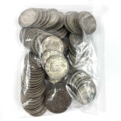 1 - Great Britain pre 1947 Silver, etc. Comprising £6.35 of pre 1947 silver coins (weight 705 gms). 2 x ... 