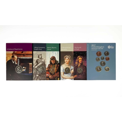 103 - Great Britain Royal Mint 2017 United Kingdom Annual Coin set. Comprising all definitive and commemor... 