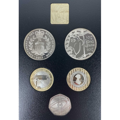 104 - Great Britain Royal Mint 2017 Proof Coin Set - Collector Edition. Comprising all definitive and comm... 