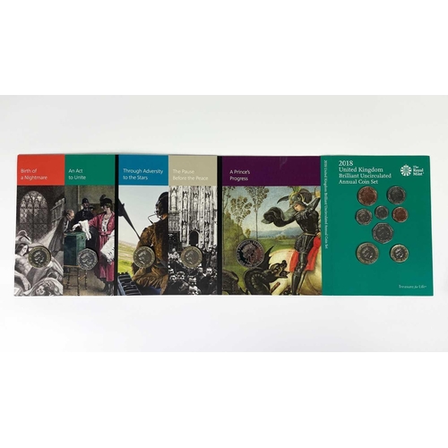 106 - Great Britain Royal Mint 2018 United Kingdom Brilliant Uncirculated Annual Coin Set. Comprising all ... 