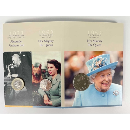 114 - Great Britain 2022 United Kingdom Brilliant Uncirculated Annual Coin Set Plus Definitive Annual Set.... 