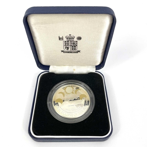 121 - Alderney Royal Mint Silver Proof £5 Coins x3. Comprising: 1: 1999 