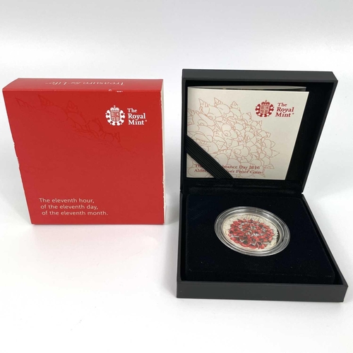 123 - Alderney Royal Mint Silver Proof £5 Coins x 3 Comprising: 1: 2015 150th anniversary of the Salvation... 