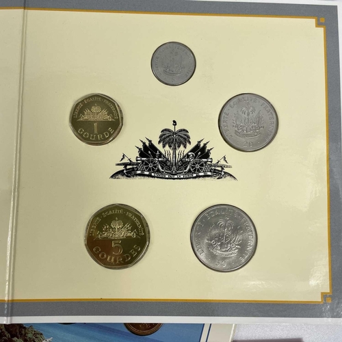 127 - West Indies Uncirculated Coin Sets (x7). Comprising Mainly Royal Mint bright uncirculated coin sets:... 