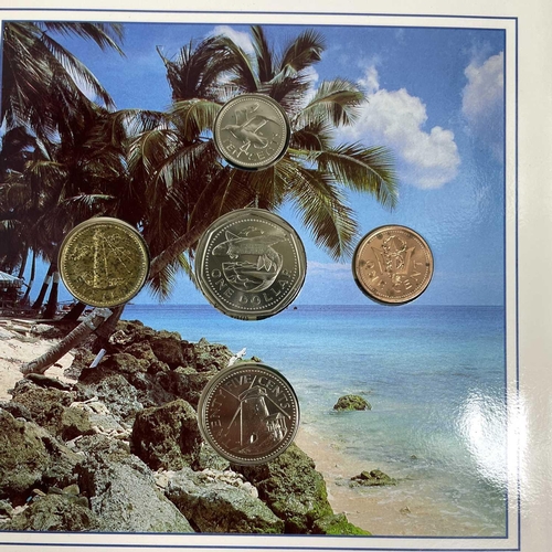 127 - West Indies Uncirculated Coin Sets (x7). Comprising Mainly Royal Mint bright uncirculated coin sets:... 