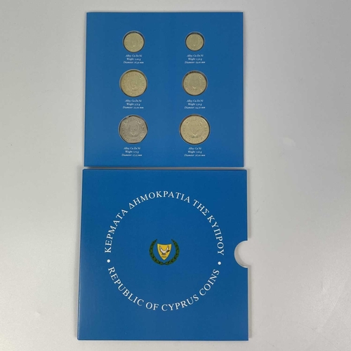 128 - British Commonwealth Uncirculated/Proof Coin Sets (x6). Comprising mainly Royal Mint bright uncircul... 