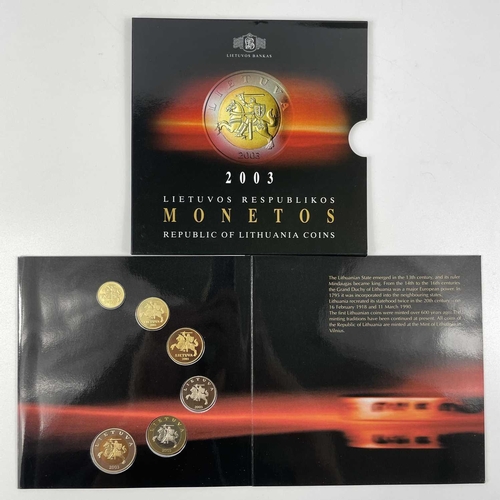 130 - Eastern European Uncirculated Coin Sets. Comprising uncirculated coin sets from: (1) Bosnia Herzegov... 