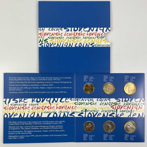 130 - Eastern European Uncirculated Coin Sets. Comprising uncirculated coin sets from: (1) Bosnia Herzegov... 