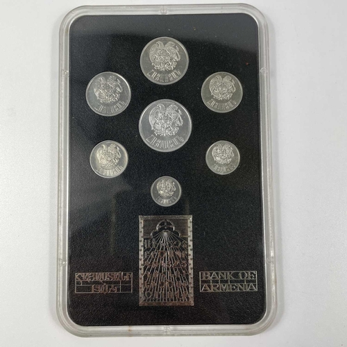 130 - Eastern European Uncirculated Coin Sets. Comprising uncirculated coin sets from: (1) Bosnia Herzegov... 