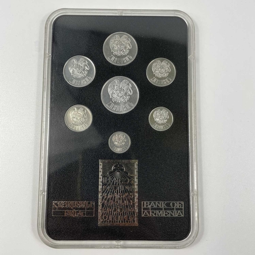 130 - Eastern European Uncirculated Coin Sets. Comprising uncirculated coin sets from: (1) Bosnia Herzegov... 