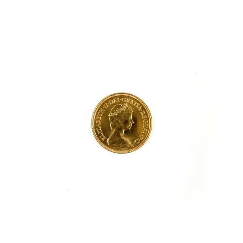 141 - Great Britain Gold Half Sovereign 1982. An exceptionally good 1982 uncirculated example of the gold ... 