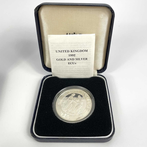 146 - Royal Mint Cased Commemorative Coin/Medallions. Comprising: 1: 1986 Prince Andrew wedding silver 37g... 