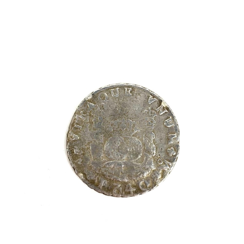 147 - 1740 Spanish/Mexican Pillar Dollar Silver Shipwreck Coin A 1740 Pillar Dollar believed to be raised ... 