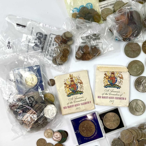 151 - G.B. & Foreign Coins Plus World Bank Notes & Quantity of General World Coins. A plastic box comprisi... 