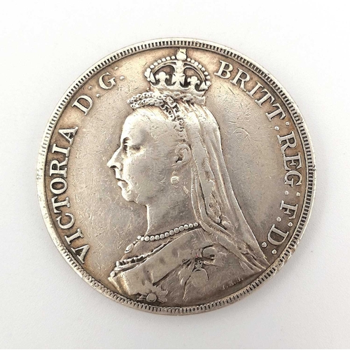 189 - Great Britain Silver Jubilee Head Queen Victoria Crowns x5 A run of 5 silver crowns from 1887 to 189... 