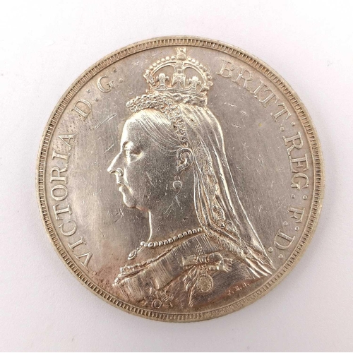 191 - Great Britain Silver Jubilee Head Queen Victoria Crowns x2. An attractive 1887 and 1888 silver crown... 