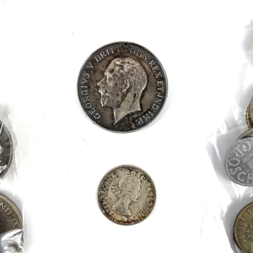 2 - Great Britain various Silver Coins, Medal and Foreign Coinage. Comprising £2.75 of pre 1947 silver c... 