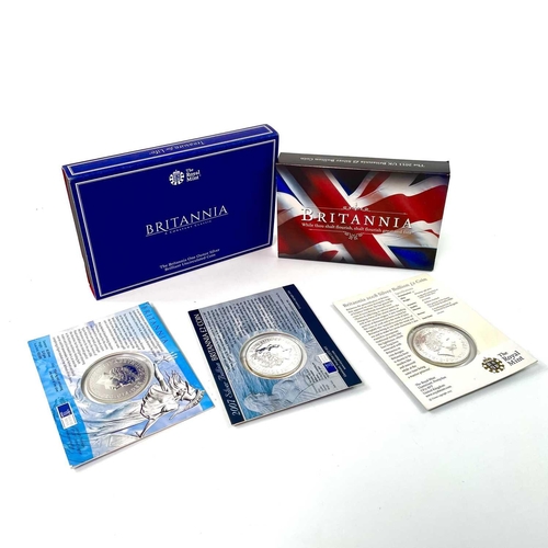 20 - G.B. Silver Bullion Britannia £2 coins (x5) Comprising rarer 2006, 2007, 2008, 2011 & 2017 coins. Al... 