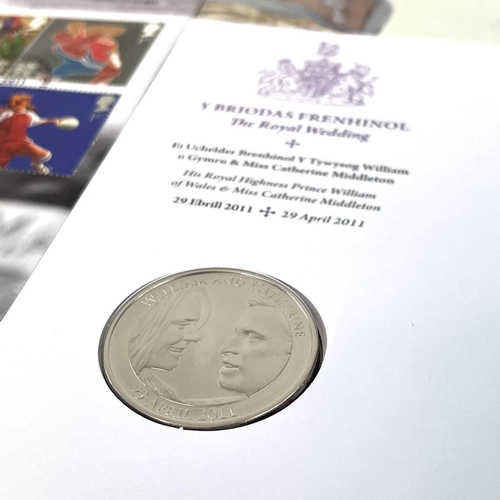 214 - Great Britain Royal Mint/Royal Mail £5 Coin With Stamps on Covers (x12) Comprising the following coi... 