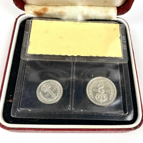 219 - Great Britain Silver Maundy Set - 1963. An uncirculated Queen Elizabeth ll boxed 1963 Maundy coin se... 