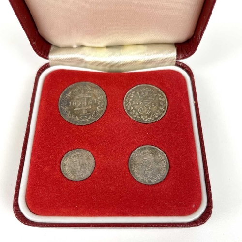 223 - Great Britain Silver Maundy Set - 1901 A near uncirculated boxed 1901 Queen Victoria Maundy coin set... 