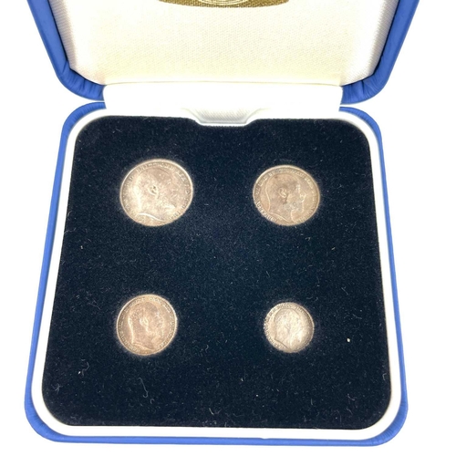 224 - Great Britain Silver Maundy Set - 1902. A near uncirculated boxed 1902 King Edward Vll maundy coin s... 