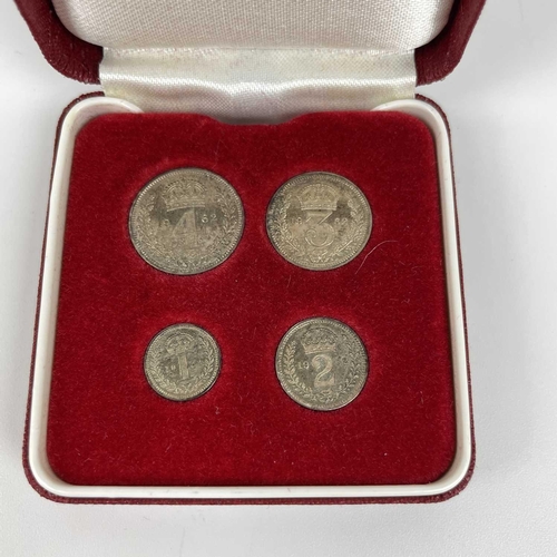 225 - Great Britain Silver Maundy Set - 1962. A near uncirculated boxed 1962 Queen Elizabeth ll Maundy coi... 