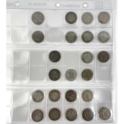 238 - Great Britain 6d Sixpence Coins Ranging from 1787 to 1970 A good base collection comprising: (1) Pre... 