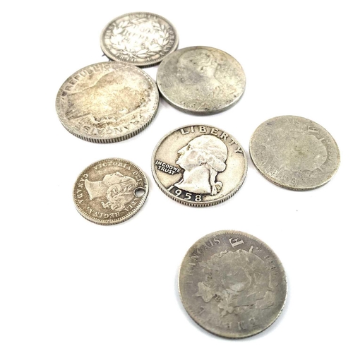 239 - Great Britain Silver & Other Coinage Plus Other Silver Coins Comprising 33 pence of pre 1920 coins a... 