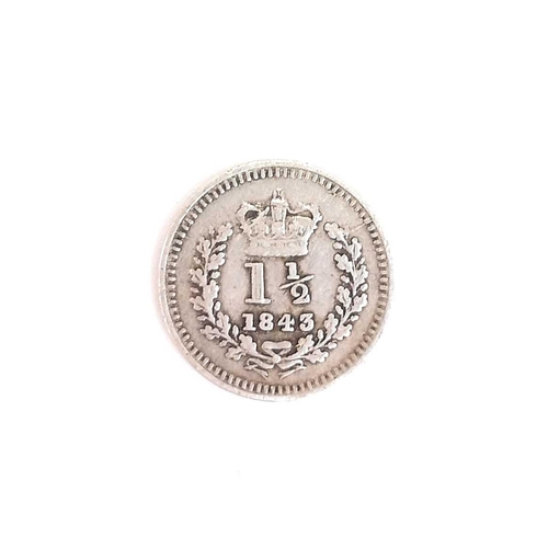 246 - British 18th &19th Century Silver and Copper Coinage. Includes: 1747 1/-, Maundy 4d 1743, 1787 6d. M... 