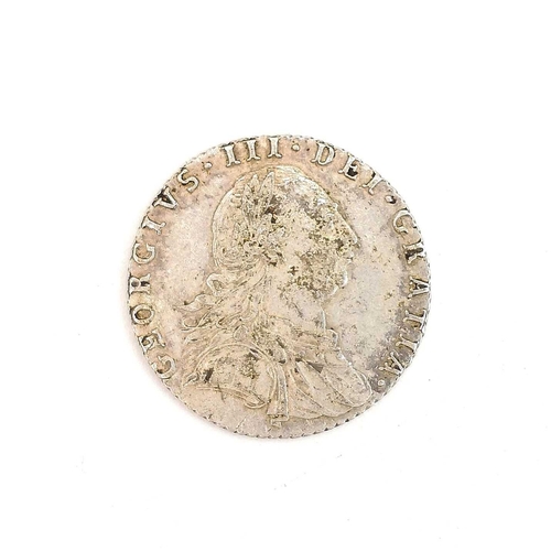 246 - British 18th &19th Century Silver and Copper Coinage. Includes: 1747 1/-, Maundy 4d 1743, 1787 6d. M... 