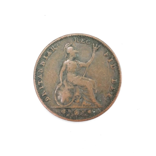 246 - British 18th &19th Century Silver and Copper Coinage. Includes: 1747 1/-, Maundy 4d 1743, 1787 6d. M... 