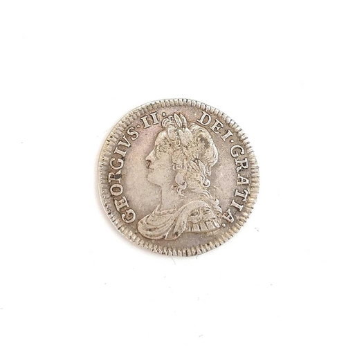 246 - British 18th &19th Century Silver and Copper Coinage. Includes: 1747 1/-, Maundy 4d 1743, 1787 6d. M... 